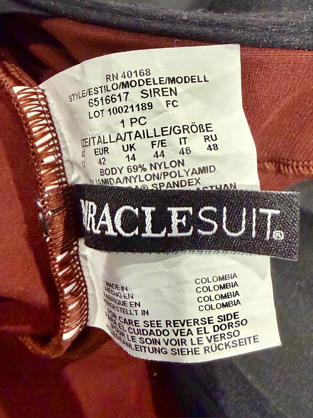 NWT Miraclesuit Ruched One-Piece Swimsuit - Picture 14 of 15